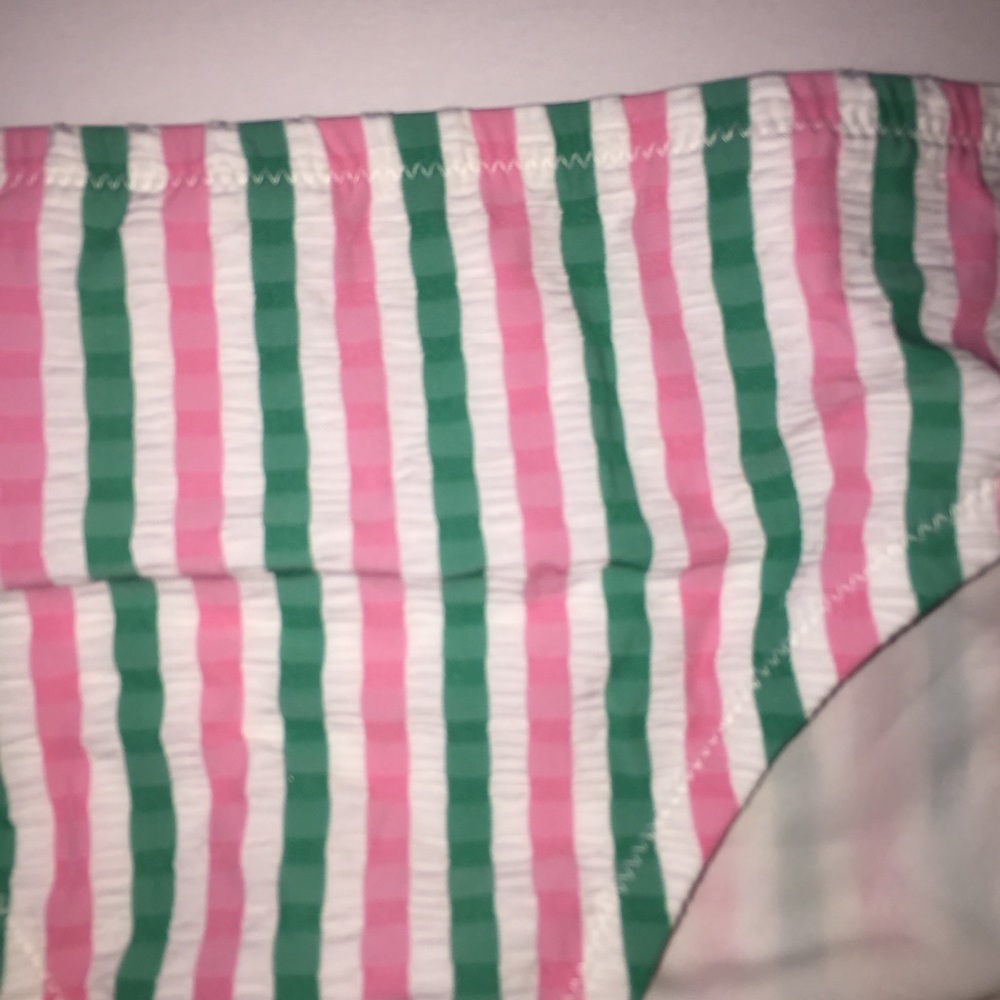 J. Crew Lowrider Bikini Bottoms Seersucker Stripe - Picture 4 of 9